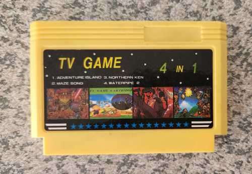 Good Boy Computer Game (GB-100) + 4 in 1 Game Cartridge (RETRO) [8-bit]