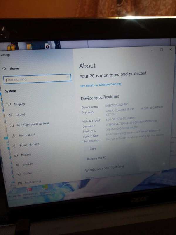 i5 acer laptp