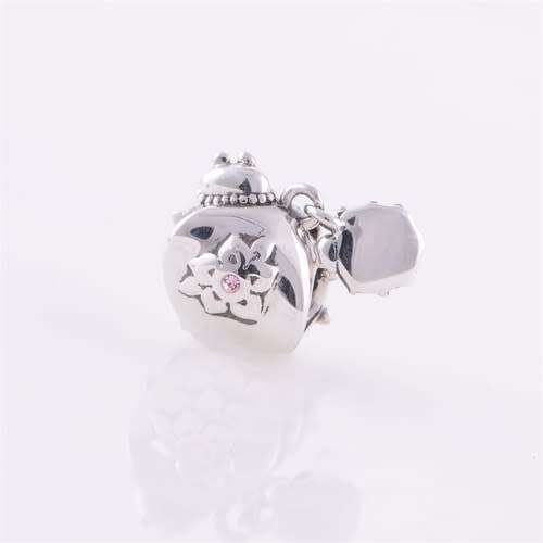925 Sterling Silver Ladybird Charm Bracelet