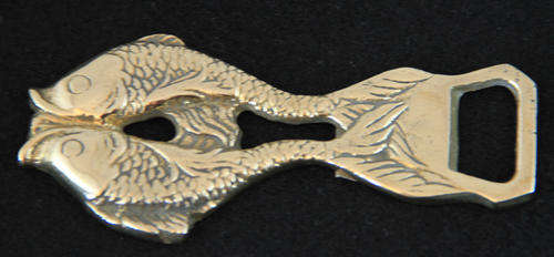 PISCES BRASS BOTTLE OPENER