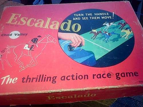 Vintage Escalado Horse Racing Game. Chad Valley
