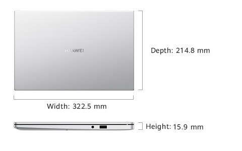 Huawei MateBook D14 Core i5 8GB RAM 512GB SSD