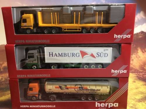 Herpa trucks selling individual each