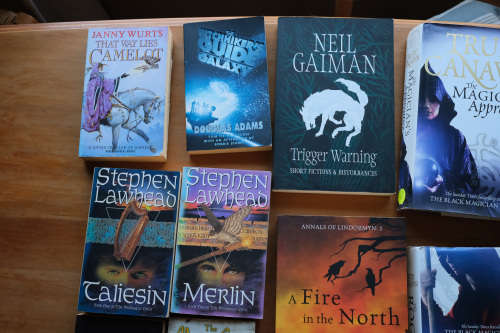 Various books - fantasy and historical fiction (Most are new/unread)