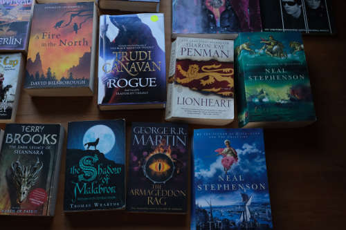 Various books - fantasy and historical fiction (Most are new/unread)