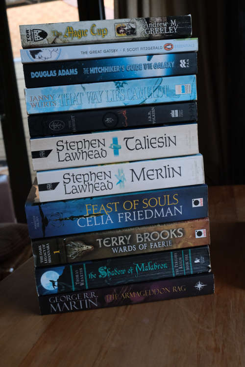 Various books - fantasy and historical fiction (Most are new/unread)