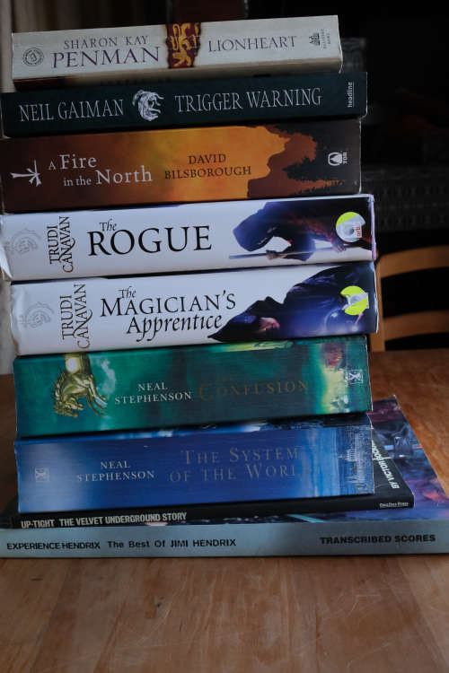 Various books - fantasy and historical fiction (Most are new/unread)