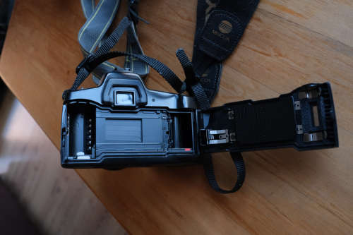 Film Cameras. Cosina 35, Minolta Dynax 300si, Minolta Weathermatic 35DL, Olympus Superzoom 800+Flash