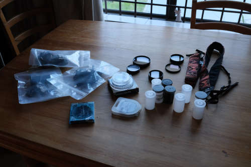 Filters, Adapters, Bag, Camera Straps, Cables and assorted camera accessories