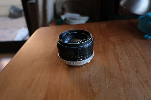 Minolta 58mm f1.4 MD Mount Film Lens (non working condition)