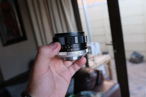 Minolta 58mm f1.4 MD Mount Film Lens (non working condition)
