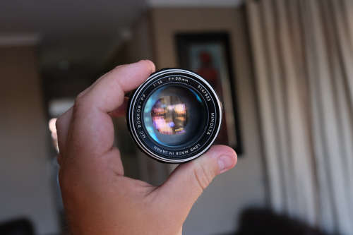 Minolta 58mm f1.4 MD Mount Film Lens (non working condition)