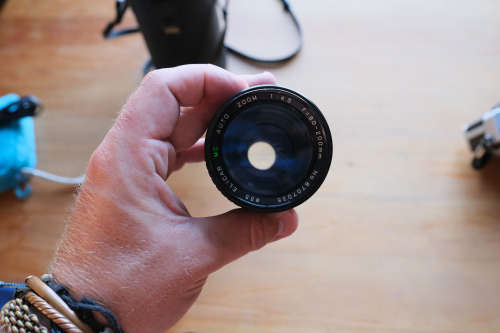 2 Minolta Lenses - Minolta Rokkor 50mm f1.7 and Elicar 80-200mm f4.5