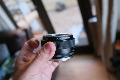 Olympus 50mm f1.8, Vivitar 2x extender + Olympus flash