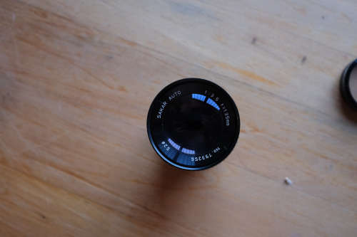 Two lenses and two lens adapters - Sakar 135mm f3.5, Cunor 400mm f6.3 lens, Yashica adapters