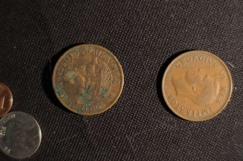 Various Coins - Old South African Coins as well as many other coins from all over the world