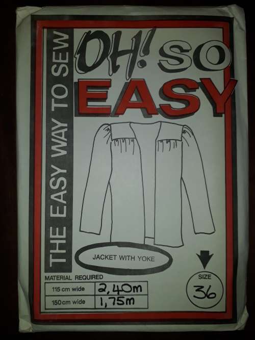 OH! SO EASY - JACKET WITH YOKE - SIZE 36 - NEVER BEEN OPEN