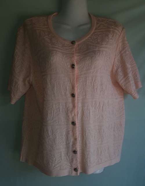 SPECIAL!! LADIES PEACH BLOUSE - WOOLWORTHS - M