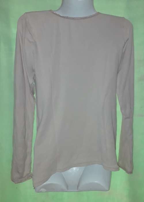 LADIES CREAM VEST LIKE TOP - WOOLWORTHS - SIZE L
