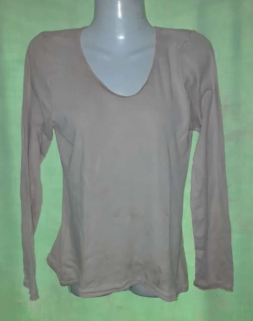 LADIES CREAM VEST LIKE TOP - WOOLWORTHS - SIZE L