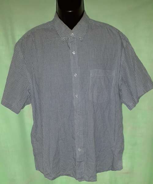 MENS BLUE/WHITE SHIRT - MAKE: STONE HARBOUR - SIZE: L