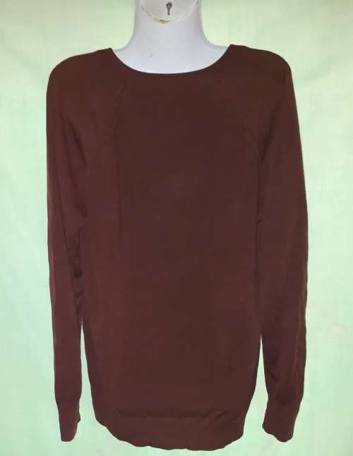 LADIES THIN BROWN JERSEY - MAKE: NO MAKE - SIZE: LOOKS LIKE M-L