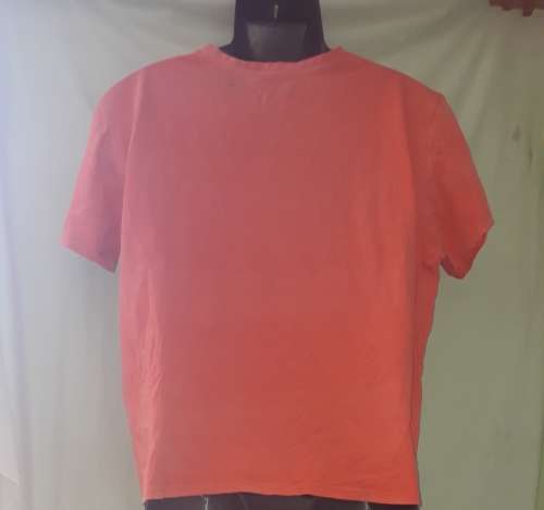 MENS: ORANGE T-SHIRT  - MAKE: REAL CLOTHING  - SIZE: XL