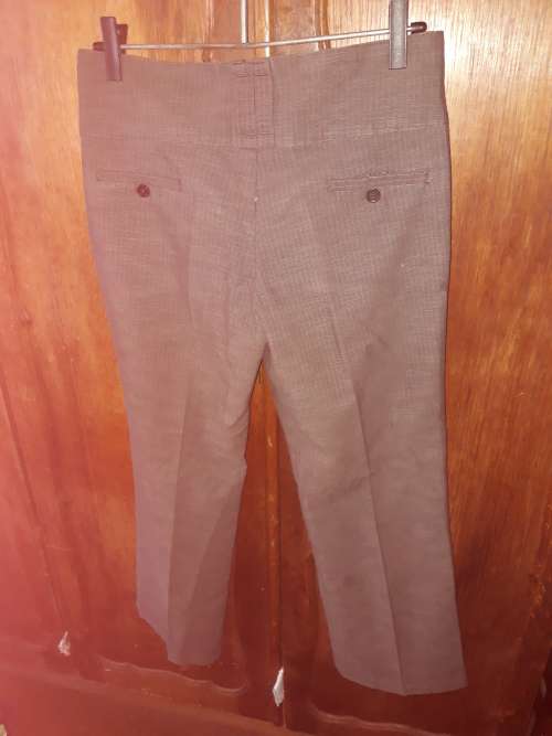 LADIES: BROWN PANTS - MAKE: INSYNC - SIZE: 34