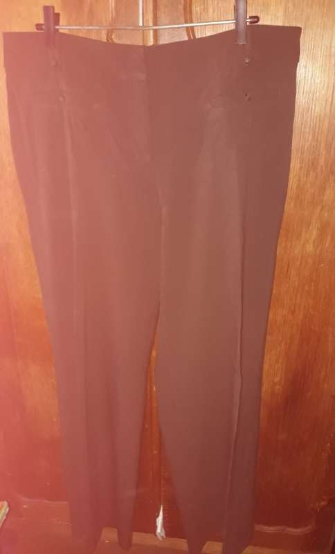 LADIES: BROWN PANTS - MAKE: PENNY C - SIZE: 22