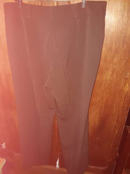 LADIES: BROWN PANTS - MAKE: PENNY C - SIZE: 22