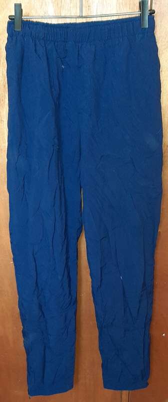 MENS - BLUE TRACKSUIT PANTS - MAKE - NO MAKE - SIZE - L