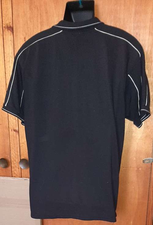 MENS - BLACK GOLF SHIRT - MAKE - MARCO - SIZE - XL