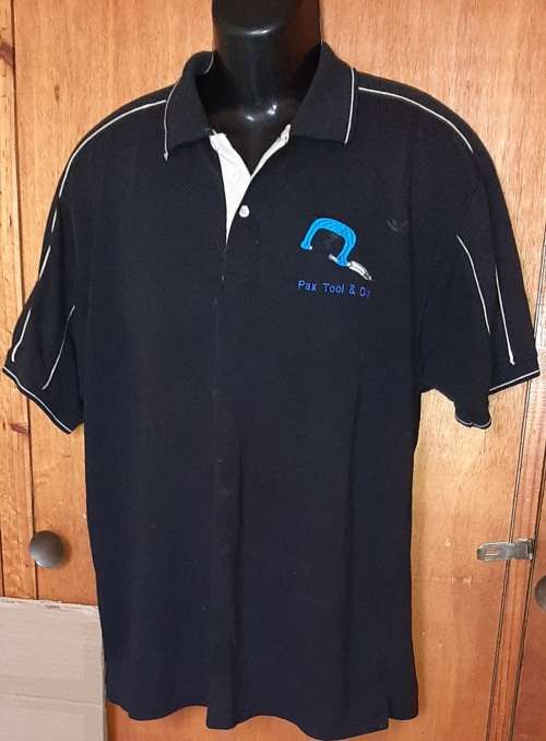 MENS - BLACK GOLF SHIRT - MAKE - MARCO - SIZE - NO SIZE