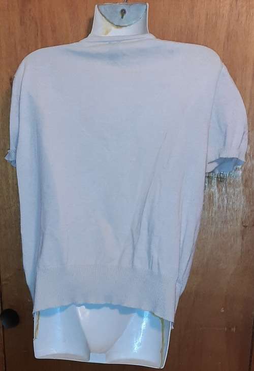 LADIES - WHITE KNITTED TOP - MAKE - INSYNC - SIZE - XXL