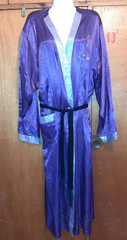 LADIES - PURPLE NIGHT GOWN - MAKE - FOSCHINI - SIZE - XL
