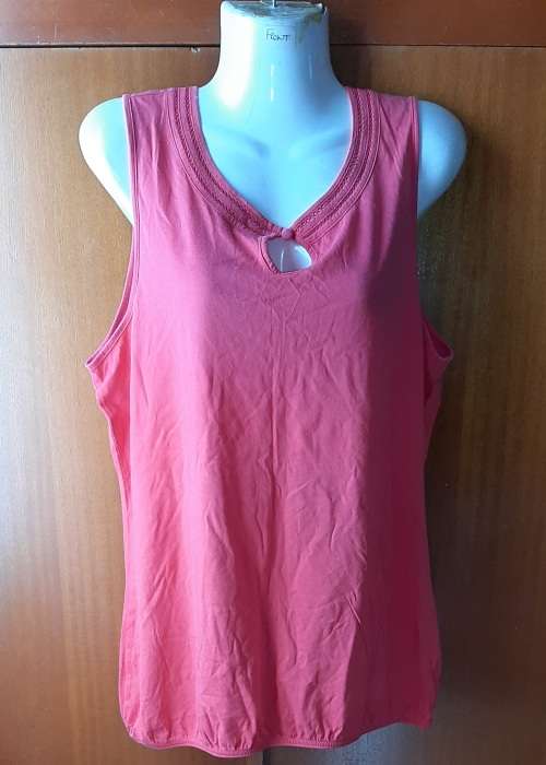 LADIES - PINK TOP - MAKE - OASIS BY FOSCHINI - SIZE - 16