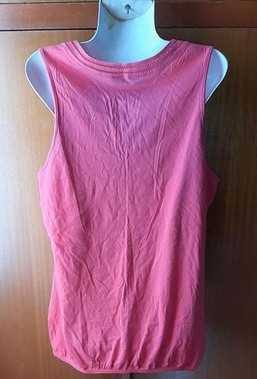 LADIES - PINK TOP - MAKE - OASIS BY FOSCHINI - SIZE - 16