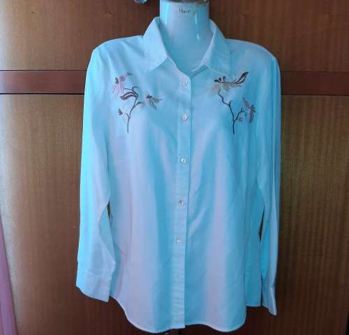 LADIES - WHITE BLOUSE - MAKE - COLLINS COLLECTION - SIZE - 36