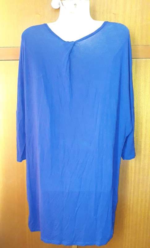 LADIES - BLUE TOP - MAKE - WOOLWORTHS - SIZE - L