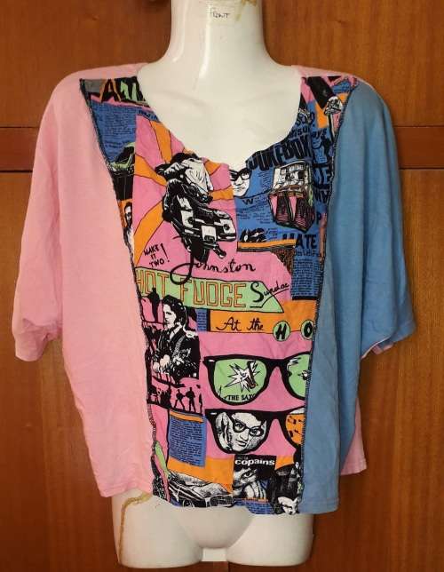LADIES - SHORT PINK TOP - MAKE - NO MAKE - SIZE - NO SIZE