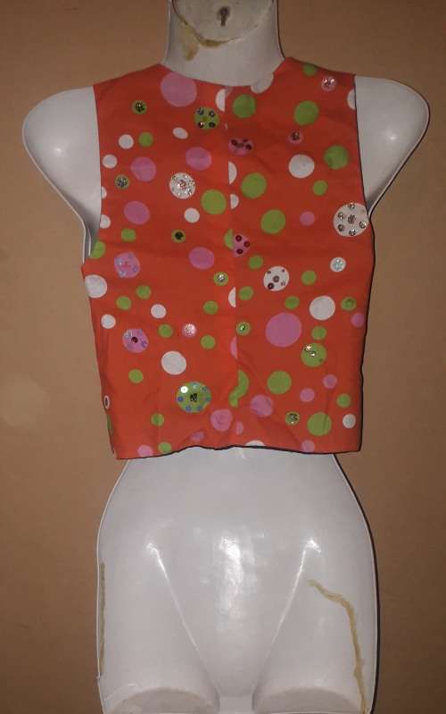 LADIES - MULTI COLORED WAISTCOAT - MAKE - NO MAKE - SIZE - NO SIZE