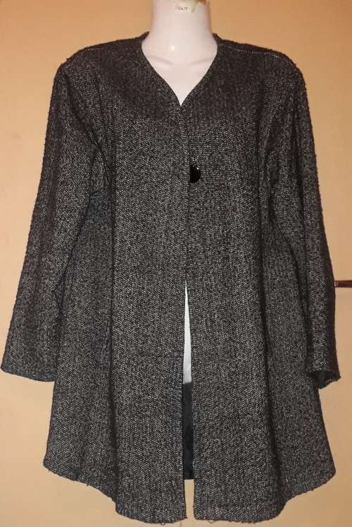 LADIES - THICK CHARCOAL BLAZER - MAKE - NO MAKE  - SIZE - XXL