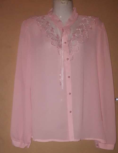 Special! Ladies - Thin Pink Blouse - Make - Foschini - Size - 16 Bust 102cm - 107cm