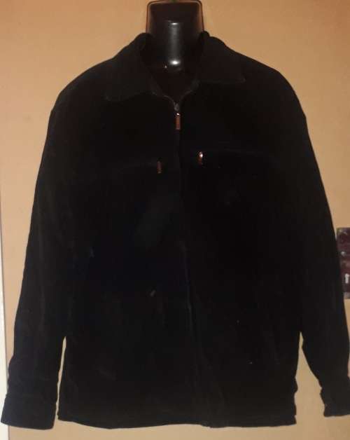 Mens - Black Corduroy Jacket - Make - No Make - Size - No Size