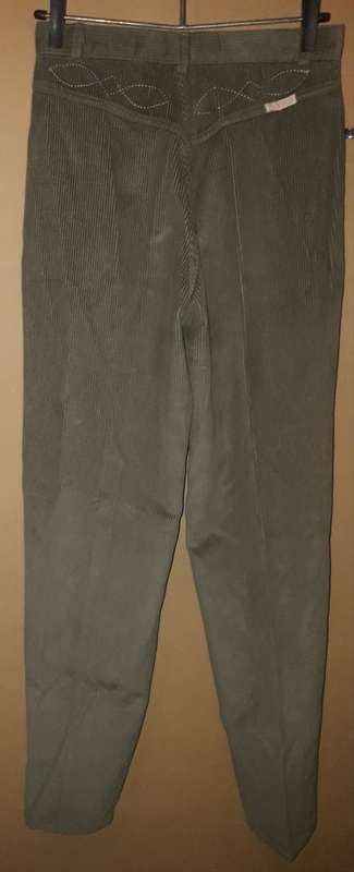 Ladies - Grey Corduroy Pants - Make - Shelley - Size - 14