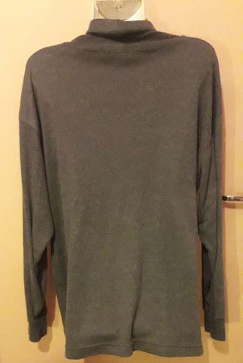 Ladies - Grey Polarneck Top - Make - Not Clothing - Size - L