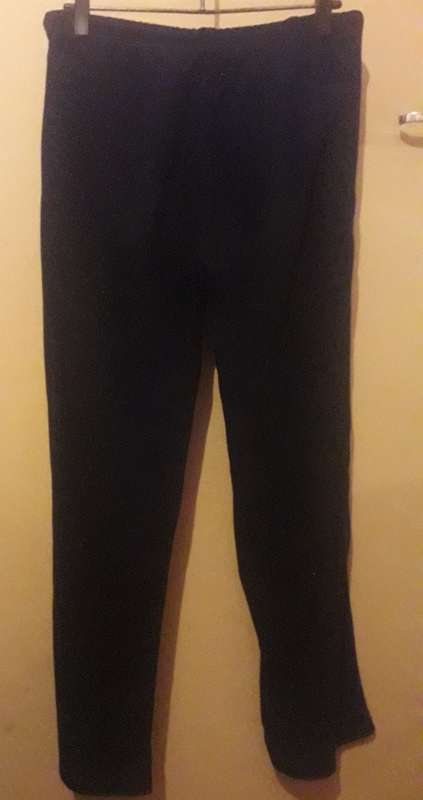 Ladies - Black Tracksuit Pants - Make - Image - Size - M