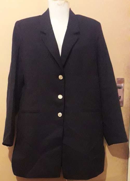 Ladies - Navy Blue Blazer - Make - Merien Hall Classics - Size - 14
