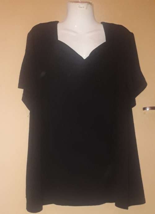 Ladies - Black Blouse - Make - Rene Taylor - Size - 24-48