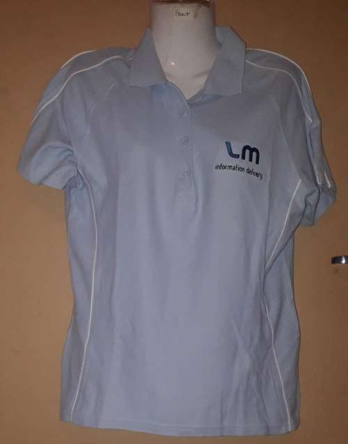 Special!! Ladies - Blue Shirt - Make - US Basic - Size - M